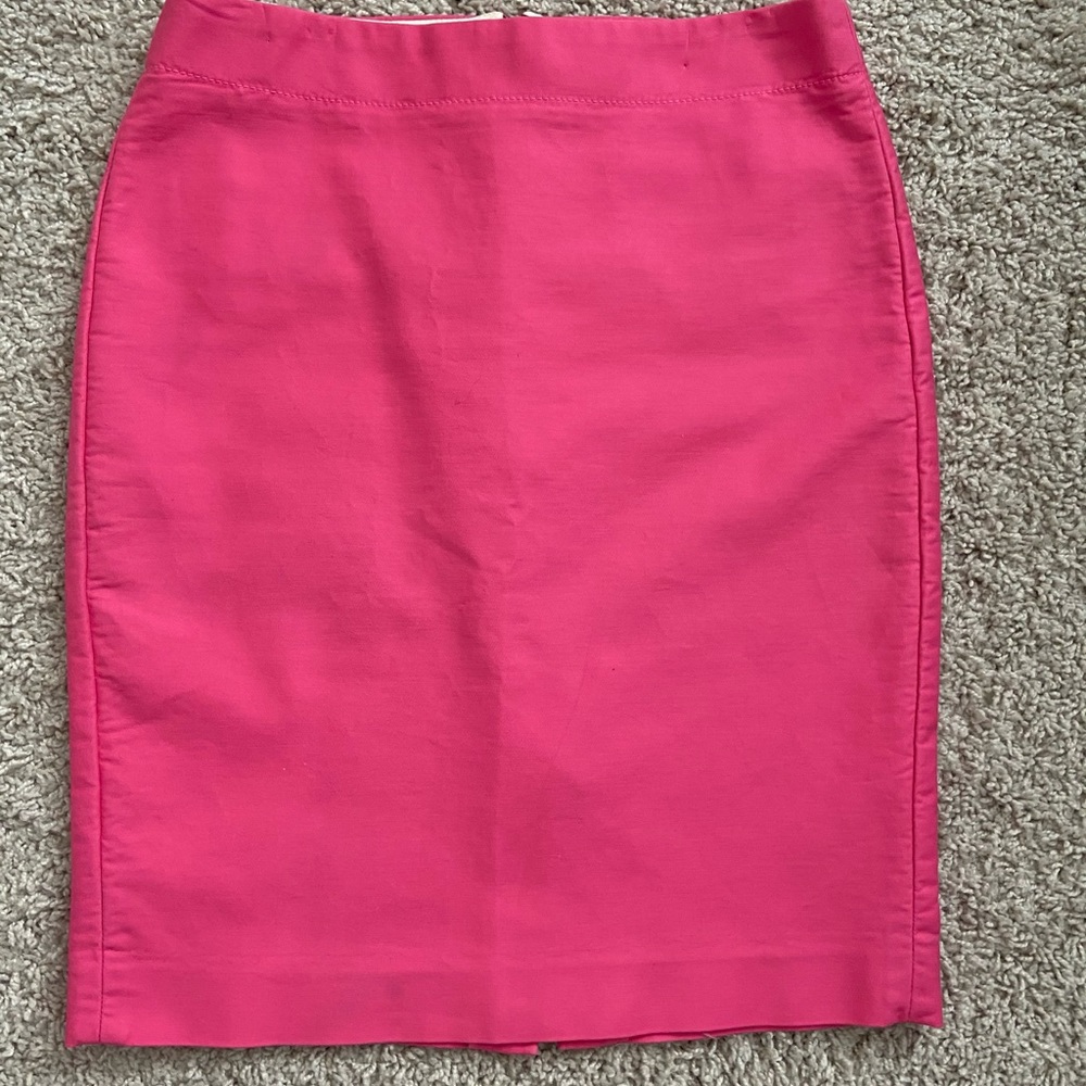 Pink J.Crew pencil Skirt